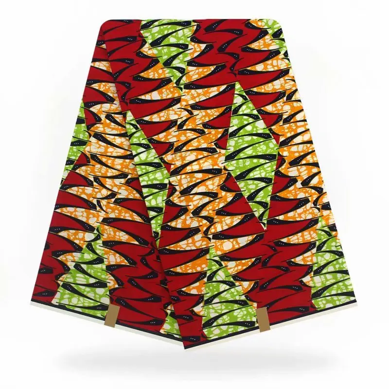 Стиль хлопок африканская вощеная ткань принтом настоящий голландский 6 ярдов/партия для шитья Нигерия Анкара материал