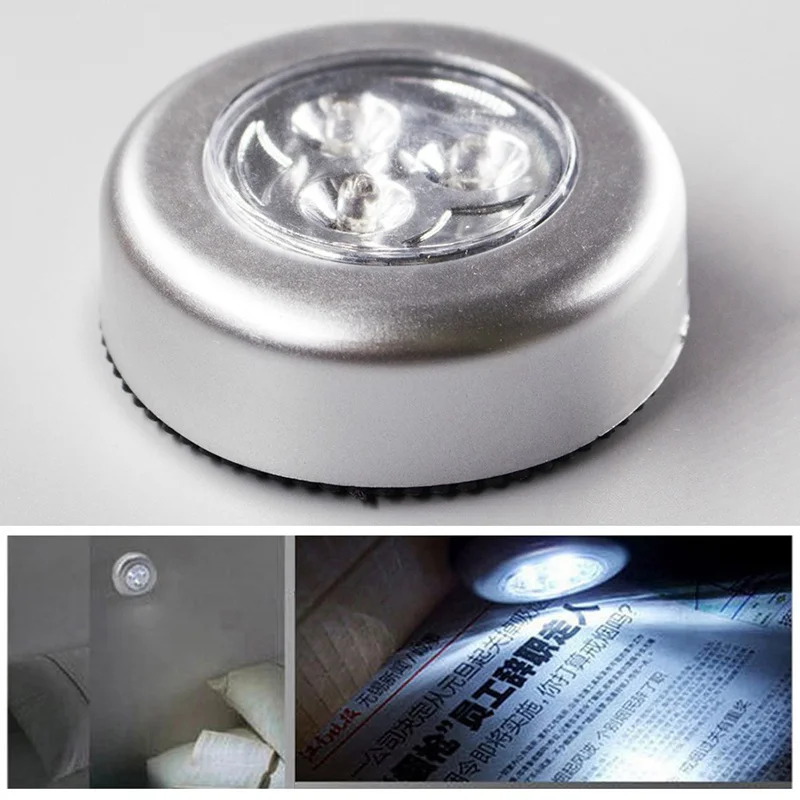 

Automobile Portable Round Trunk Light LED Car Reading Lamp Vehicle Inside Book Light for Bedroom Closet Cabin