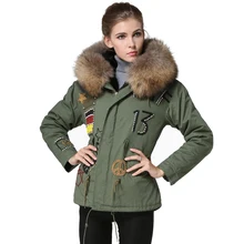 Черная куртка-Униформа с флагом Союза, модная женская и мужская шуба зимой, черная женская меховая куртка с полностью воротником mr or женская одежда