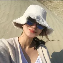 Новая Южная Корея ulzzang шляпка хараджуку Женская Рыбацкая шляпа летняя японская маленькая свежая художественная дикая