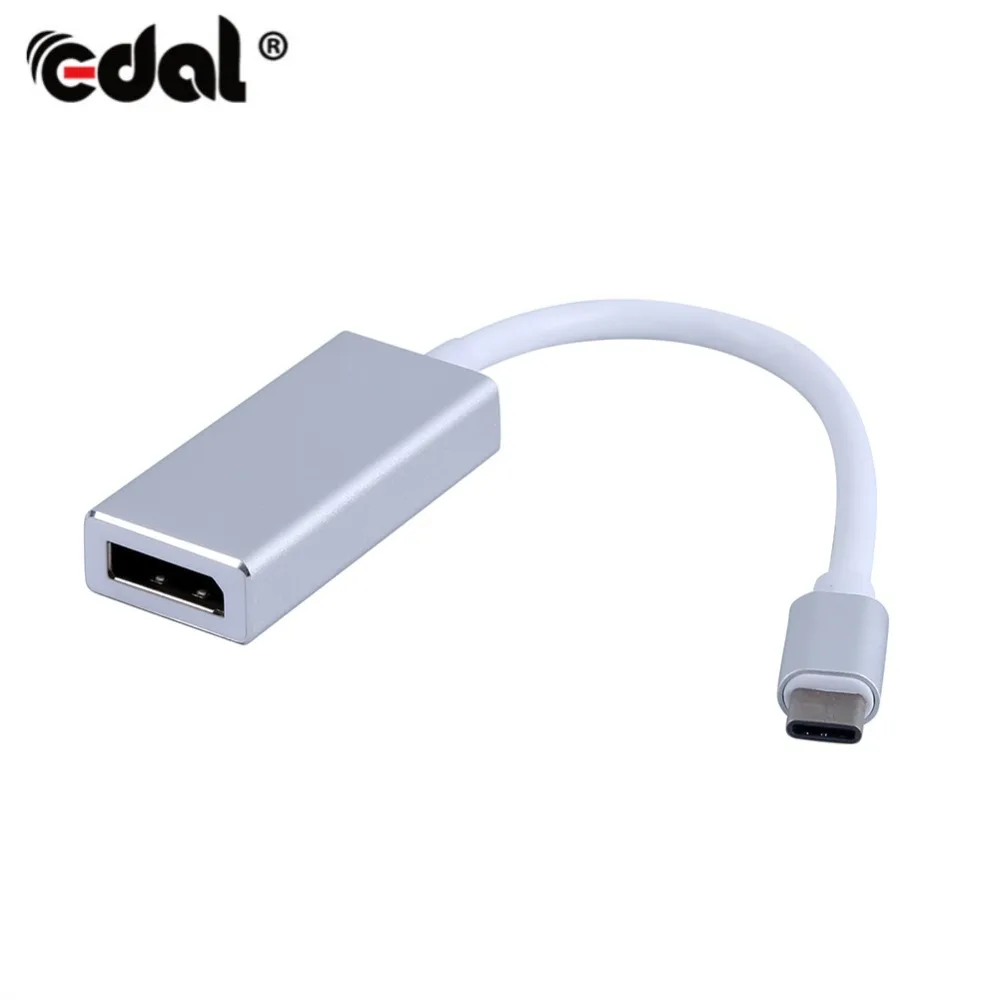 EDAL USB 3 1 Type C в DP адаптер конвертер DisplayPort Поддержка 4K UHD 1080P для Macbook Pro
