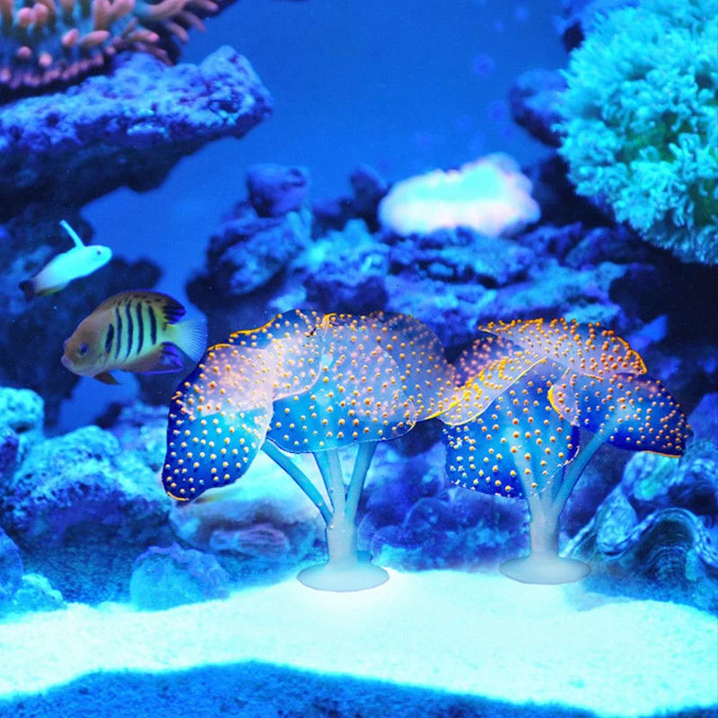 

Fish Tank Glowing Artificial Jellyfishes Silicone Simulated Aquatic Plants Fluorescent Vivid Jellyfish Aquarium Decor