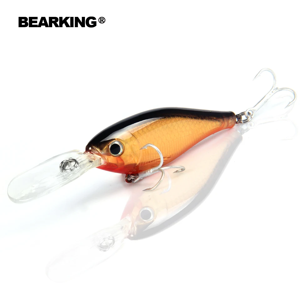 Retail Hot model,2015 good A+ fishing lures minnow,quality bearking professional shad.  8cm/14g,depth2-4m