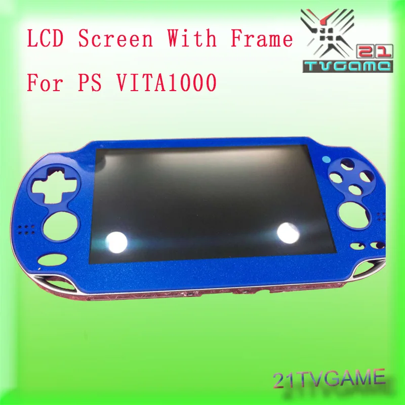 

Original LCD Screen With OEM Frame For PSVITA1000 Console,color Blue & White LCD Screen For SONY PS VITA1K