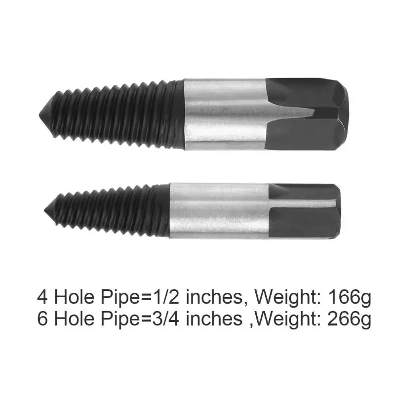 1/2 дюймов 3/4 дюймов поврежденный Винт экстрактор водопроводной трубы треугольный клапан кран сломанный провод Винт экстрактор Инструменты для удаления