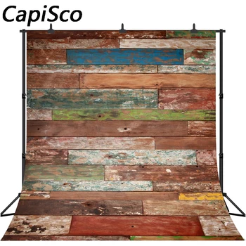 

Capisco Vinyl Wood Floor backdrops Customized computer Printed photography background for photo studio Photo background