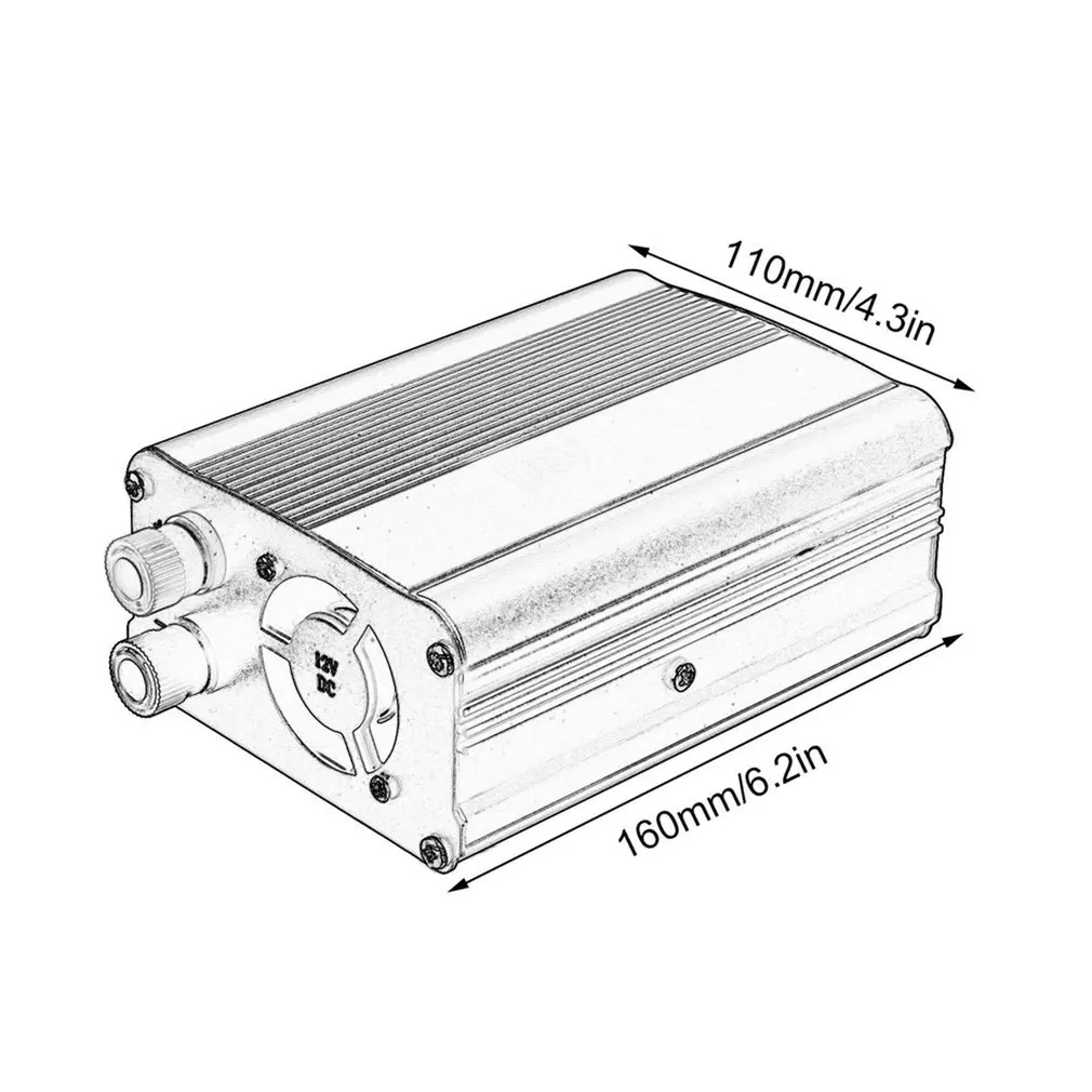 Профессиональный 300 Вт DC12V к AC220V автомобилей преобразователь USB Зарядное устройство Мощность трансформатор