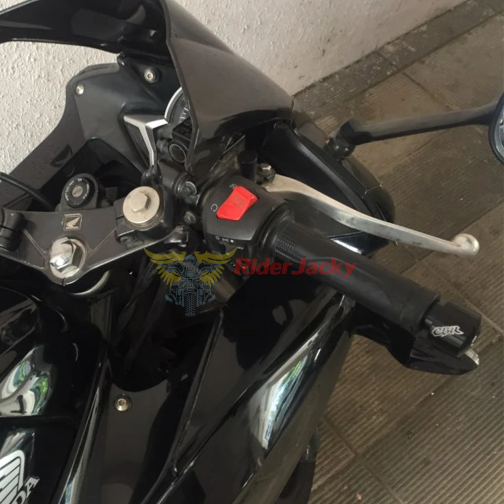 RiderJacky мотоцикл Золотой бар заканчивается Для HondaCBR 125 250 500 300 600F 650 600RR 900RR 929RR 954RR 1000RR 1100 RR CB919 CB 559