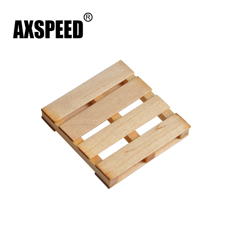 

Wooden Miniature Forklift Pallet for 1/10 RC Crawler Car Axial Wraith SCX10 90046 TAMIYA CC01 D90 D110 Traxxas TRX-4