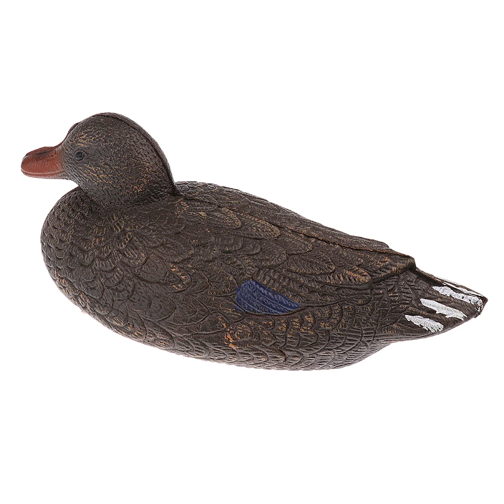 Durable Bow XPE Fishing Hunting Duck Decoy Drake Floating Keel Duck for Garden Yard Camping Hunting Tactical Accessorie