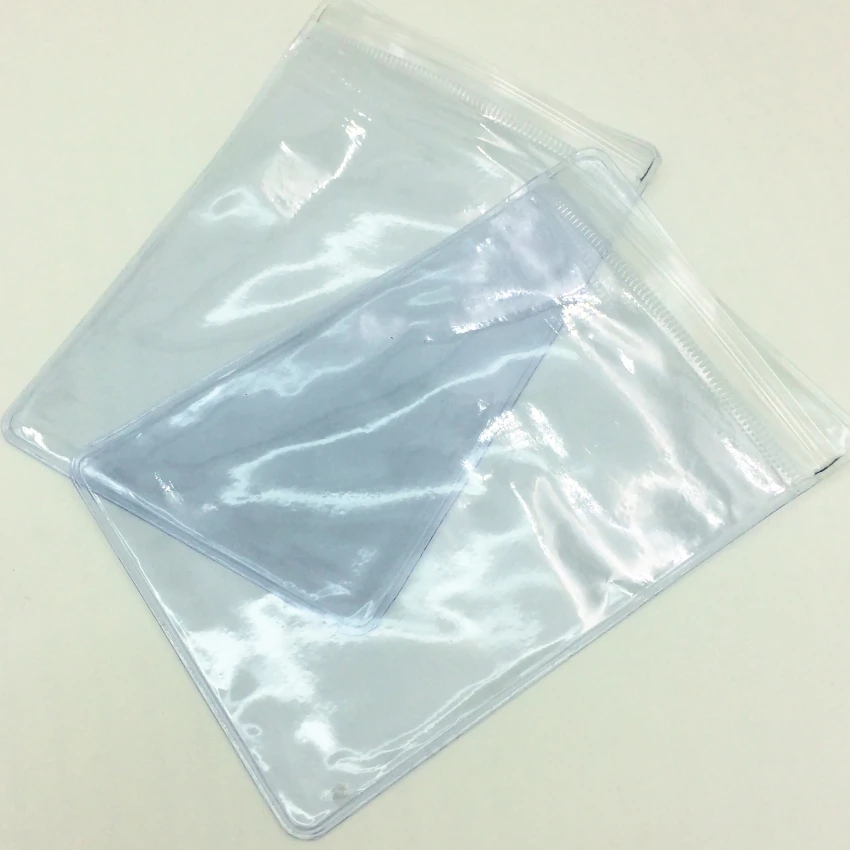 8*12cm free shipping transparent pouches self seal zipper plastic