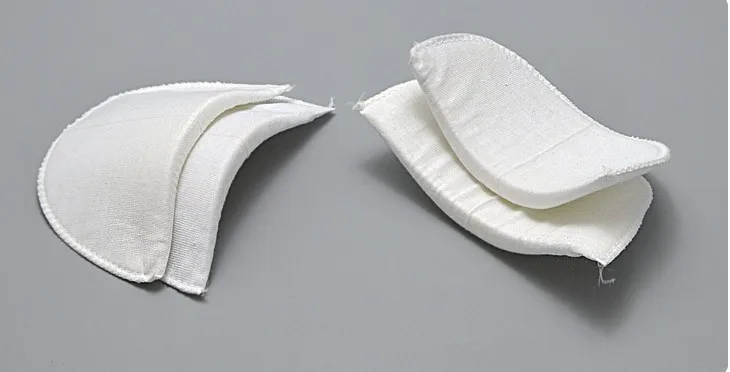 20 пар/лот 14*8*1 см черный белый губки подплечники для летняя одежда мужская и женская футболка Швейные Craft DIY аксессуары 1531