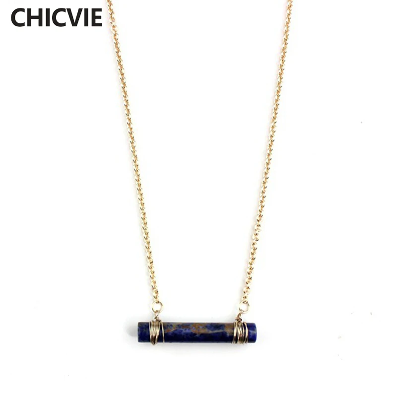 

Top Quality Classic Pink Natural Stone Pendant Necklaces Gold Plated Necklaces for women Luxury Party Beads Jewelry SNE160222