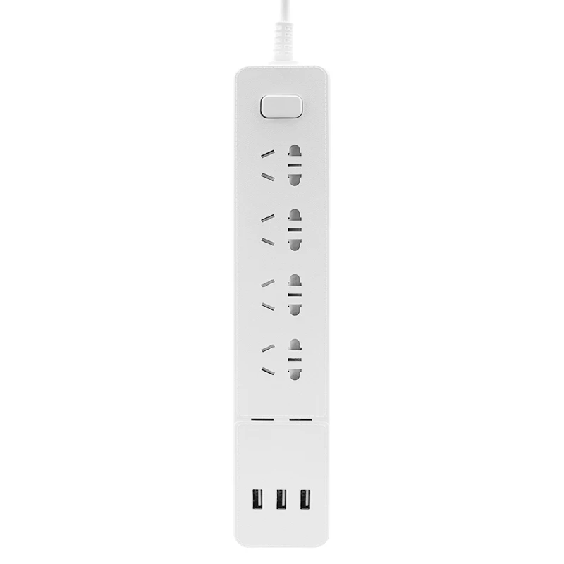 Smart USB мощность полосы 4 AC AU/CN Электрический фильтр с USB 3 USB быстрой зарядки порты с удлинитель 1,8 м для смартфонов PC ТВ