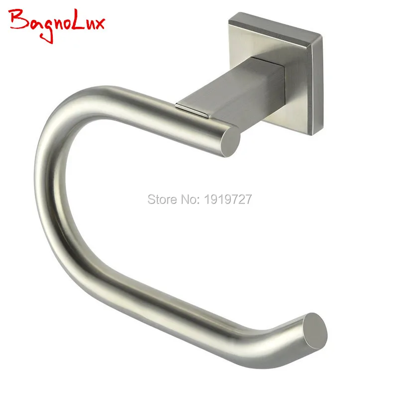 

Bagnolux Promotion Lavatory Spot Resist SUS304 Toilet Paper Holder Storage Bathroom Kitchen Kit Brushed Paper Tissue Roll Hanger