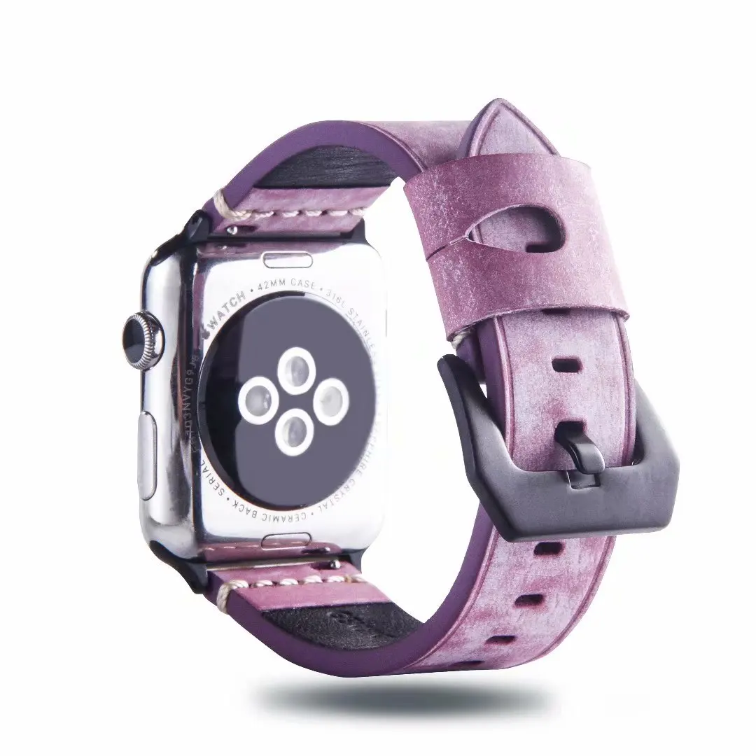 Кожаный ремешок для apple watch band 42 мм 38 мм iWatch band 44 мм 40 мм браслет ремешок для iwatch 4 3 21 аксессуары серии 5