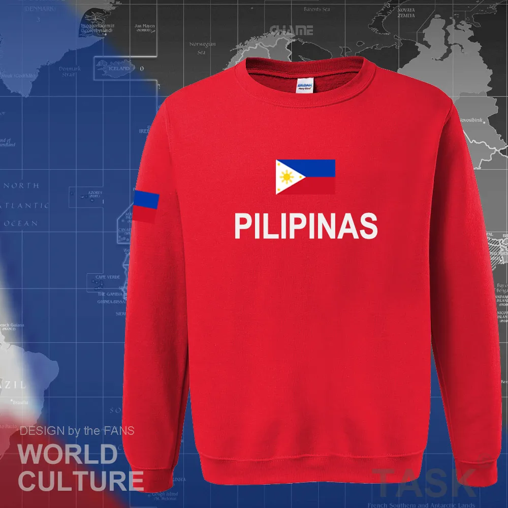 Толстовки с Филиппинской символикой, Мужская толстовка, новая уличная одежда в стиле хип-хоп, трикотажный спортивный костюм, Национальный Филиппинский флаг, PH Pilipinas
