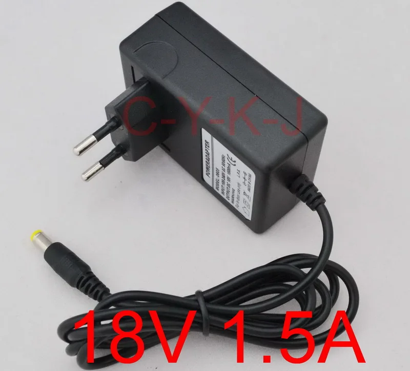 1 шт. 36V 500MA 28V 36V 1A 18V 16V 1.5A 2A AC 100 V-240 V конвертер адаптер Питание ЕС Штекер 5,5 мм x 2,1-2,5 мм - Цвет: 18V 1.5A