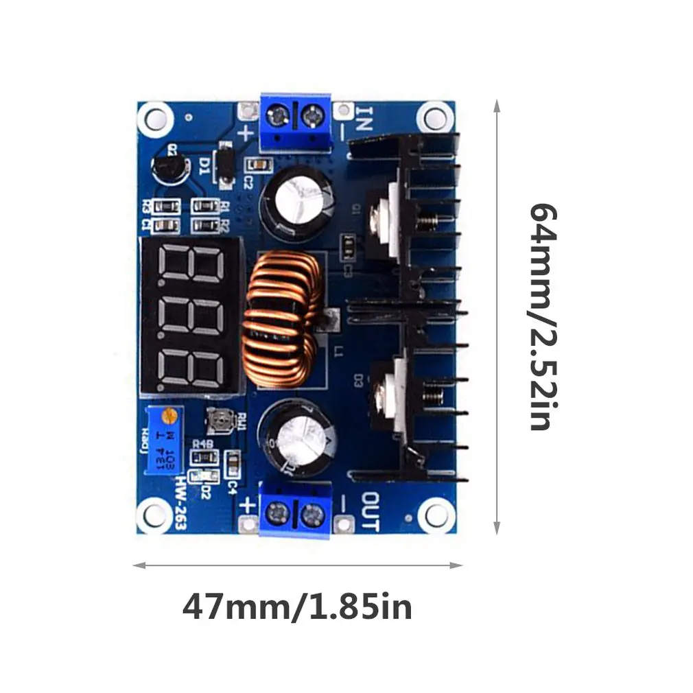 

Dc-Dc Step-Down Module Xl4016E1 High Power 8A With Voltage Regulator With Display Dc Voltage Regulator