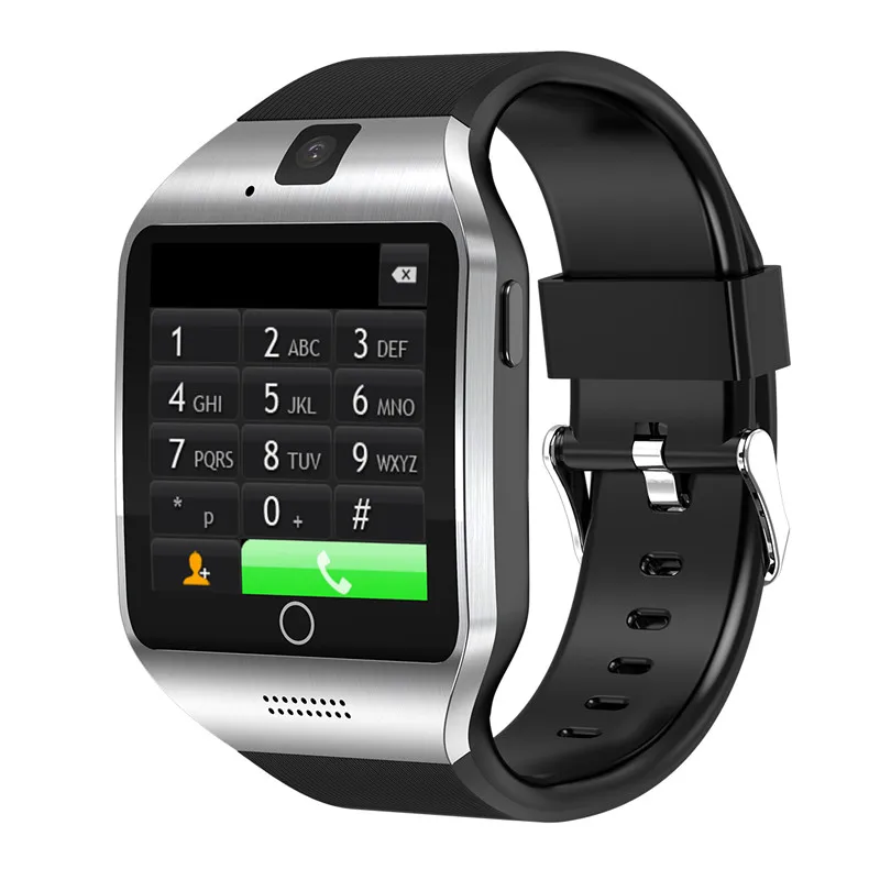 

ZV18 android 4.4 Smart watch Q18 mtk6572 SmartWatch For android Phone support 3G wifi GPS SIM GSM WCDMA 500W Camera Video696