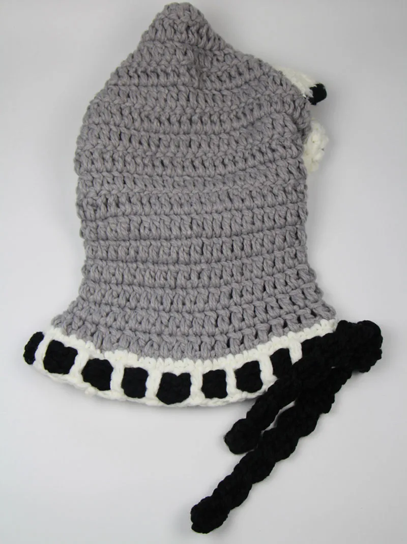 Новая мода мультфильм лиса шаль шляпа осень и зима теплый шерстяной трикотажный детский головной убор