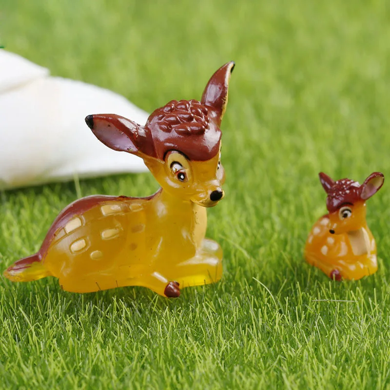 Miniatura Manualidades Мини Мир декоративное озеленение микро искусственный олень мать и