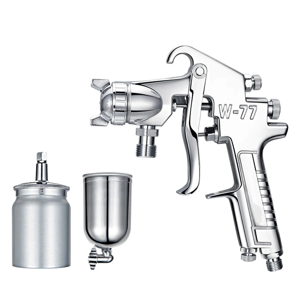 US $21.63 W77 Pneumatic Spray Gun 202530mm Caliber Nozzle Car Furniture Spraying Tool For Car Diy Craft Projects Paint Sprayer