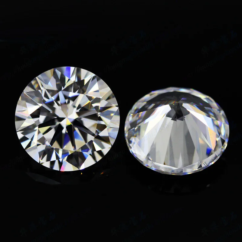 Круглый Блестящий Огранки 0.4ct карат 4 5 мм F цвет Муассанит без огранки камень VVS1