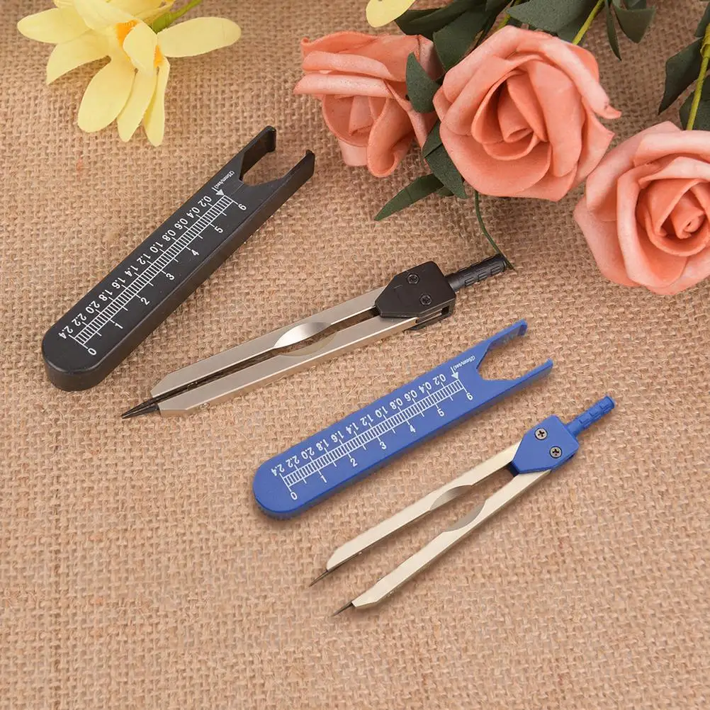 

1pc Heart Rate Measure Ruler Blue / Black / Pink Medical ECG EKG Caliper Goniometer Combination Set Electrocardiogram Caliper