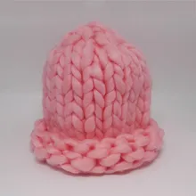 Glaedwine, одноцветные, для взрослых, на каждый день, хлопок, акрил, новинка, модные женские зимние шапки, ручная грубая вязаная шапка для женщин, бини