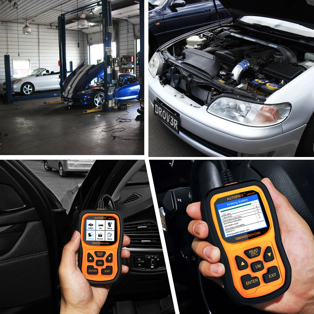 Диагностический сканер Autophix Om126P OBD2 полностью диагностический инструмент OBD 2