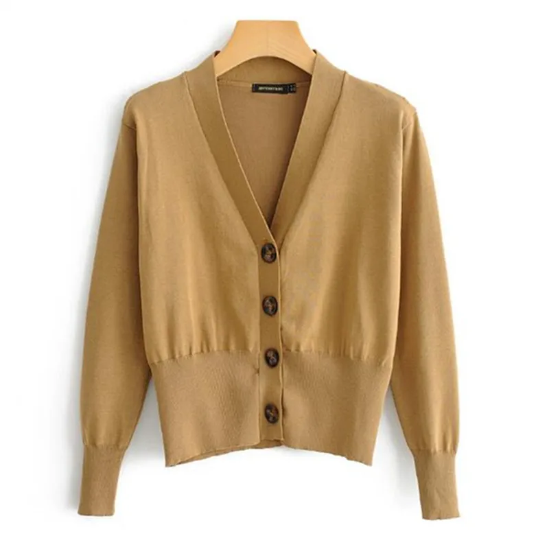 2019 Women Spring Solid Nude Khaki 