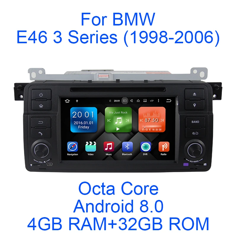 

Newest Android 9.0 Octa Core 4G RAM 32G ROM GPS Navigation 7 " Car DVD Player for BMW E46 M3 1998-2006 with Radio/Bluetooth/RDS