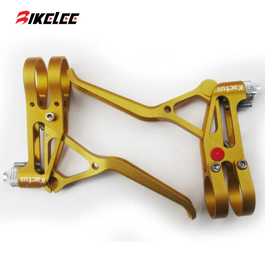

2017 hot Kactus ultralight 70g/pair Aluminum 6061 T-6 CNC road V Brake Lever Mechanical Bike Brake Lever 3 Fingers Design