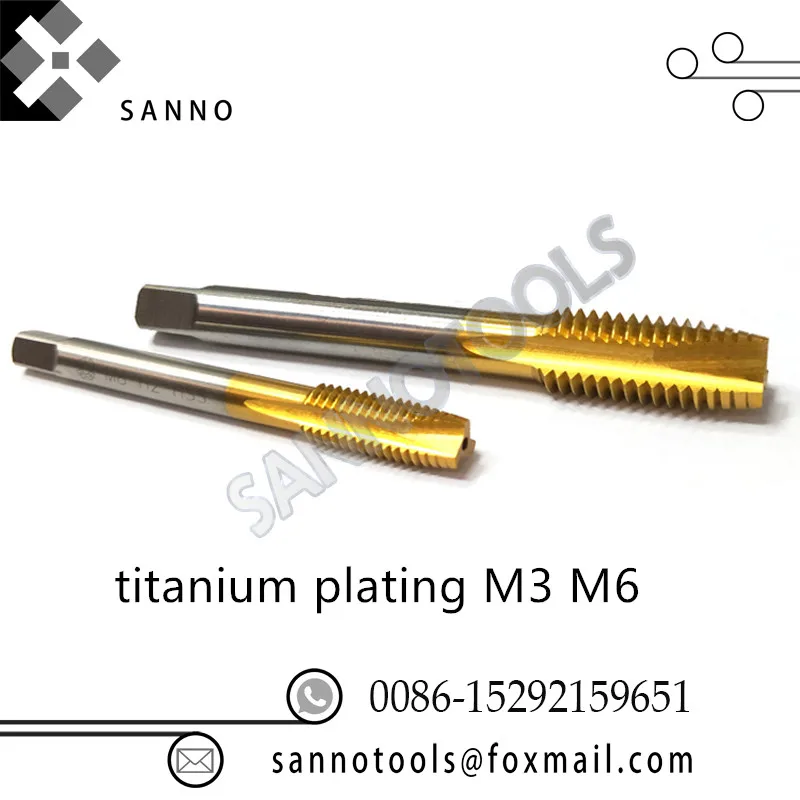 M2M2.5M3M4M5M6M8M10M12 YAMAWA nitride titanium plating spiral tap special stainless steel screw taps (3)