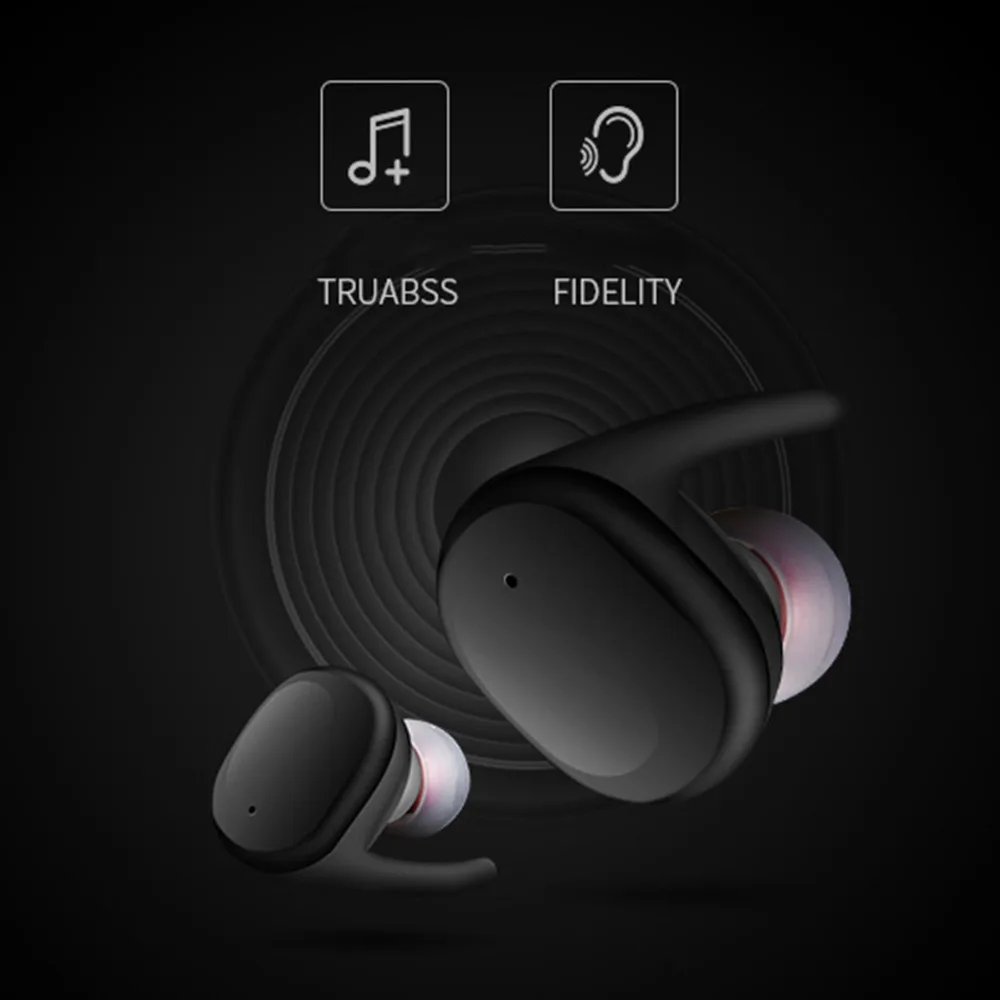 Wireless Headset Bluetooth 5.0 Earbuds Touch Control True Earphone Mini Waterproof Earphones with Charging Box for Smart Phone