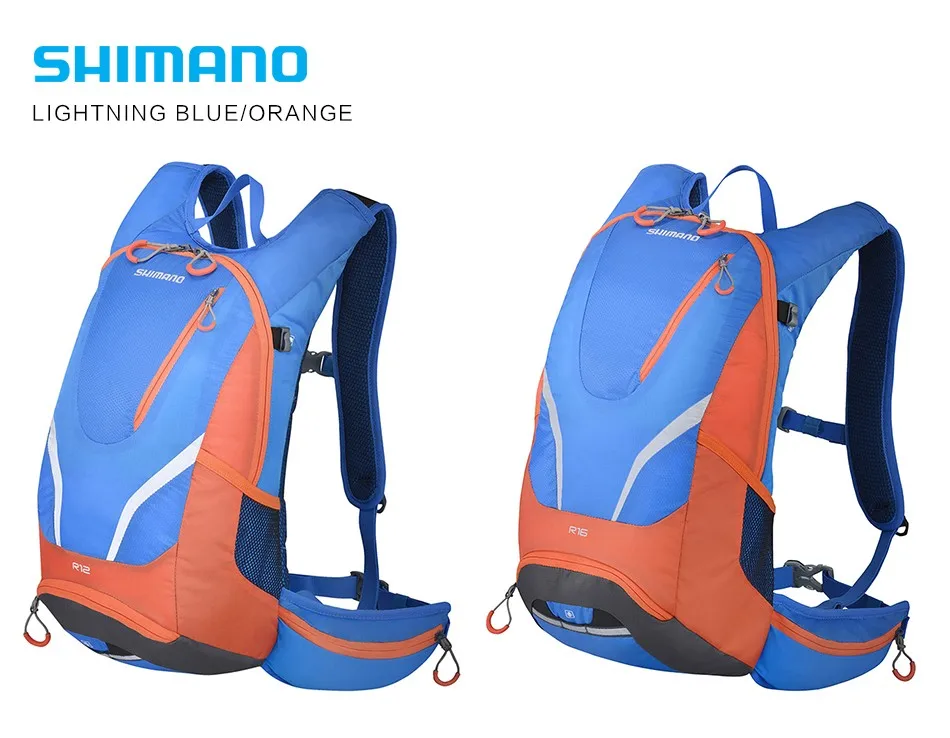 Top Shimano Rokko Hydration Pack bicycle bike bag knapsack Outdoor Backpack sports bag Daypack 8/12/16Litre 12