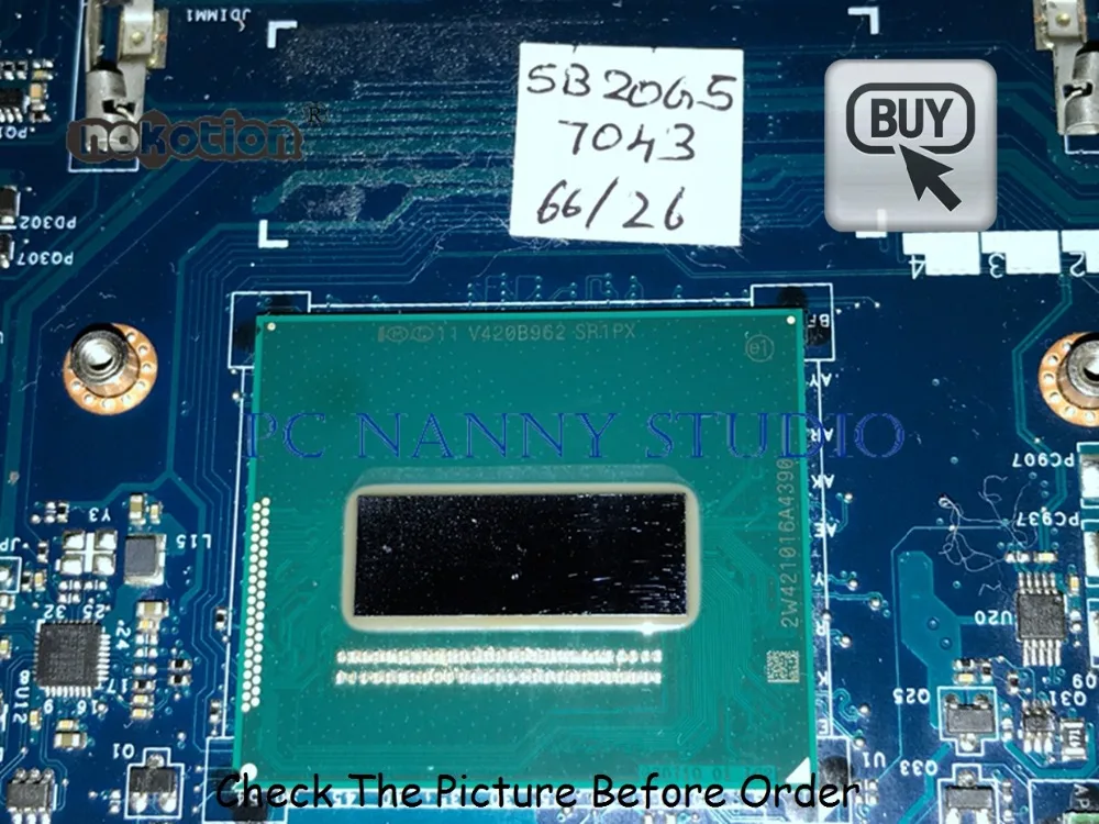 PCNANNY LA B111P для Lenovo Y50 70 материнская плата ноутбука I7 4710HQ Процессор nvidia GTX860M графика