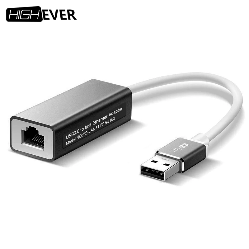 

Highever 1000Mbps USB C to Gigabit Ethernet Adapter USB 3.0 to RJ45 Type-c Micro Network Card For PC Win 8 10 XP Android Tablet