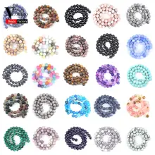 Бусины из натурального камня Круглые микс тусклые полированные Агаты бусины из яшмы свободные бусины для изготовления ювелирных изделий 4-10 мм Diy браслет 15"