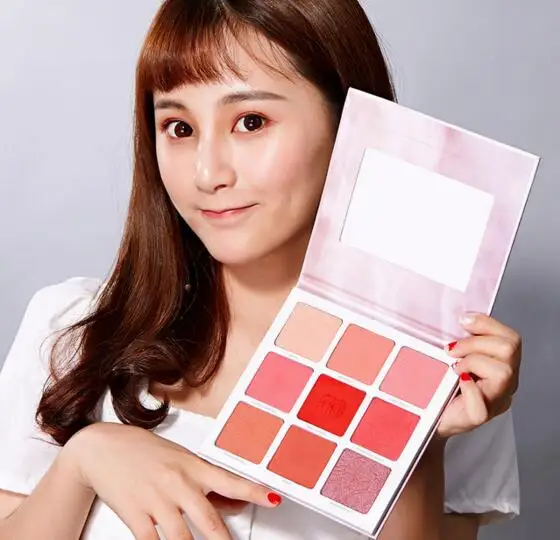 

MELOISION 9color marble blush beauty makeup rosy blush palette 9colors