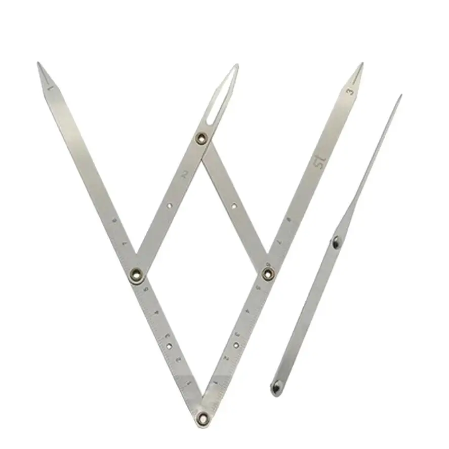 

1pcs Stainless Steel Eyebrow Ruler DIY Eyebrow Stencil Make Up Tool Positioning Measurement Dropship 18.15