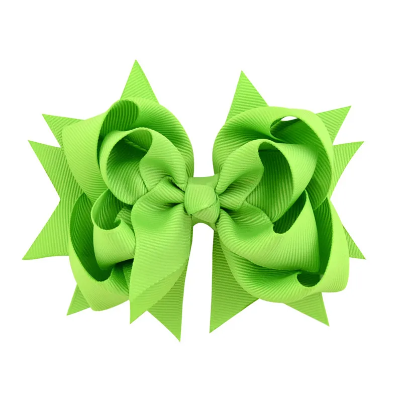 Kids Cute Flower Headwear Grosgrain Ribbon Hairbow Children Girls HairBow Clips Hair Baby Girl Head Accessories Dancing Hairpins | Детская