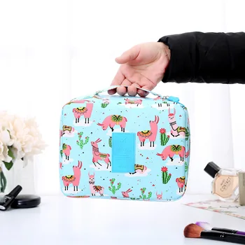 

Multi-function Women Travel Cosmetic Bag Fashion Large Capacity Toiletries Organizer Waterproof Female Storage Make up Cases