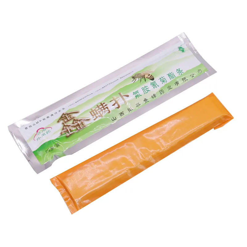 

1 Pack 20 pcs Fluvalinate Strip with High Concentration Powerful Active Varroa Mite Control Beekeeping Medicine Beekeeping tools