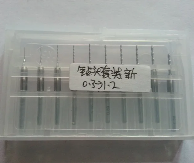 

10x 0.3-1.2mm Carbide PCB for Dremel Jewelry CNC Drill Bits