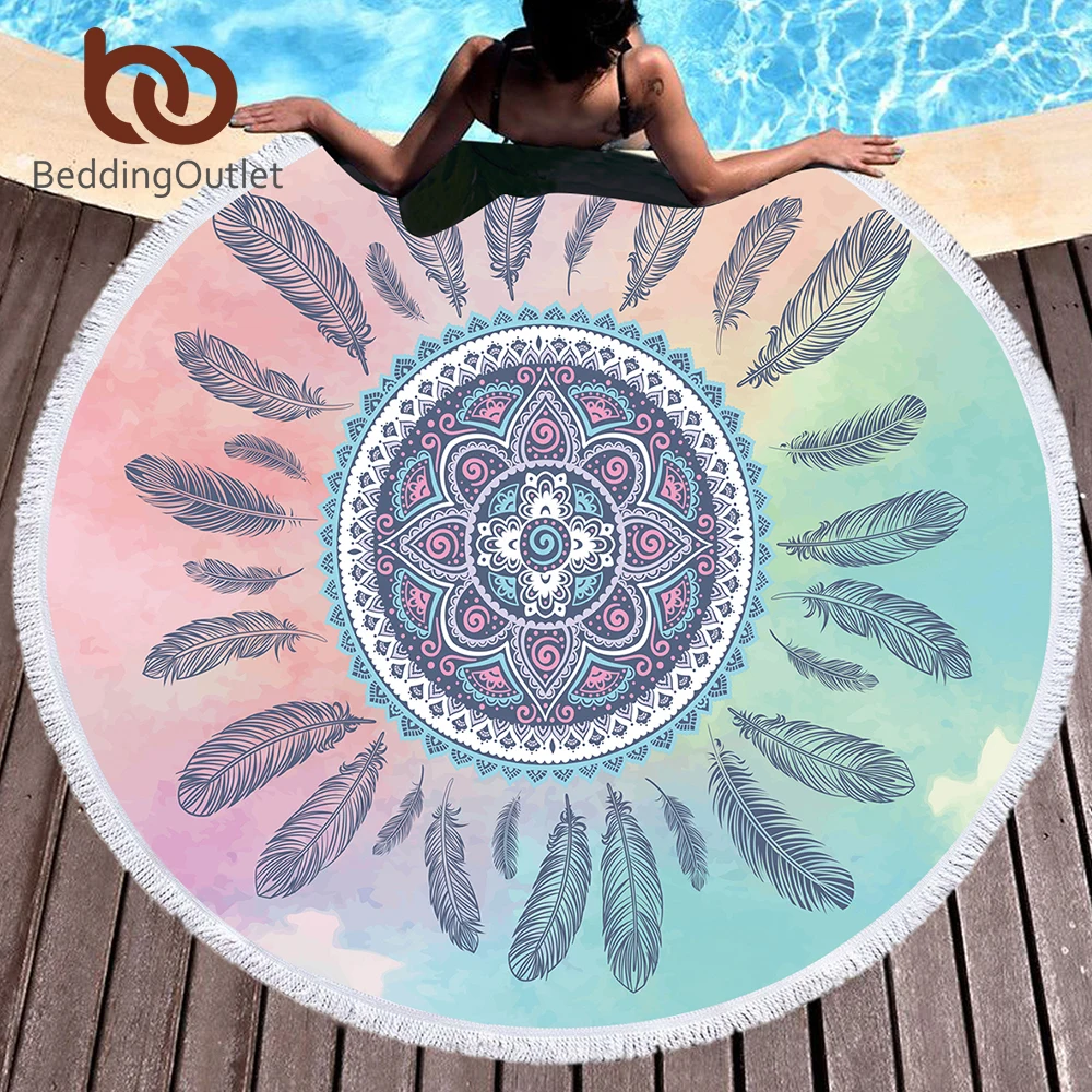 Пляжное полотенце из магазина BeddingOutlet Official Store. - цена