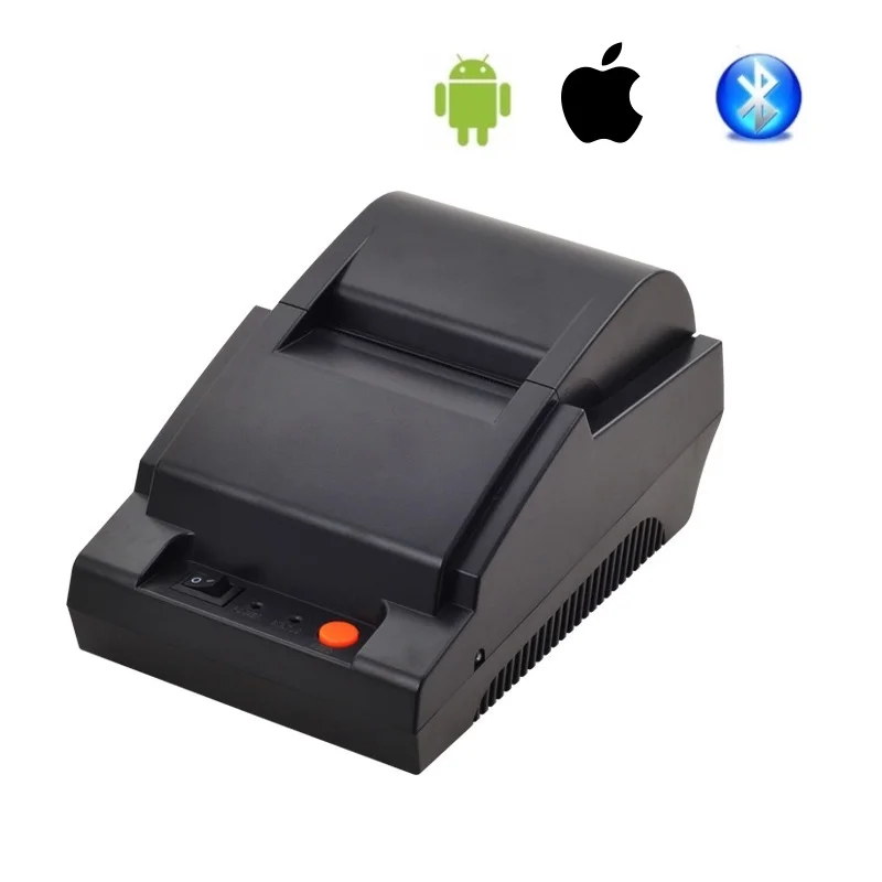 Bluetooth принтер Android беспроводной 58 мм тепловой маленький билетный принтер мини ресторан отель чековый принтер