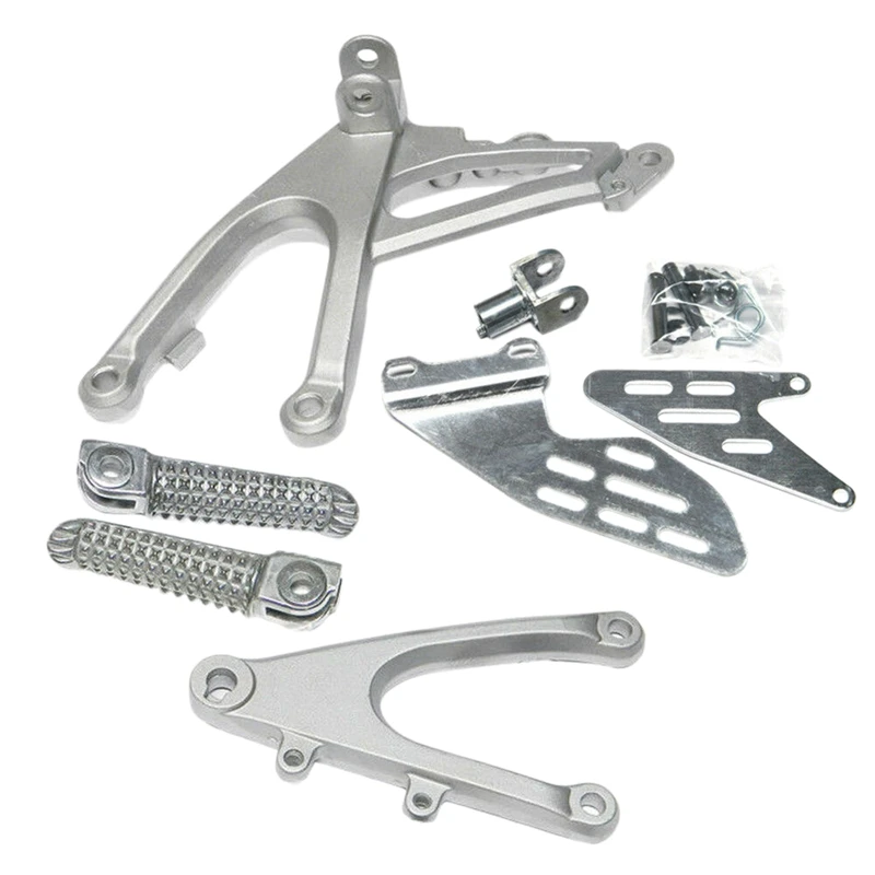 

Front Footpegs Foot Pegs Footrest Pedals Bracket Footrest for Yamaha Yzf R1 Yzfr1 R 1 2007-2008 2007 2008 07-08 07 08 Motorcyc