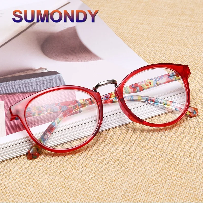 

SUMONDY Classic Designer High Quality Reading Glasses Men Women Fashion Anti-fatigue Spring Hinge Presbyopic Eyeglasses UR22